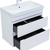 Тумба под раковину Aquanet Слим 80 00346049 белый сатин Тумба под раковину Aquanet Слим 80 00346049 белый сатин
