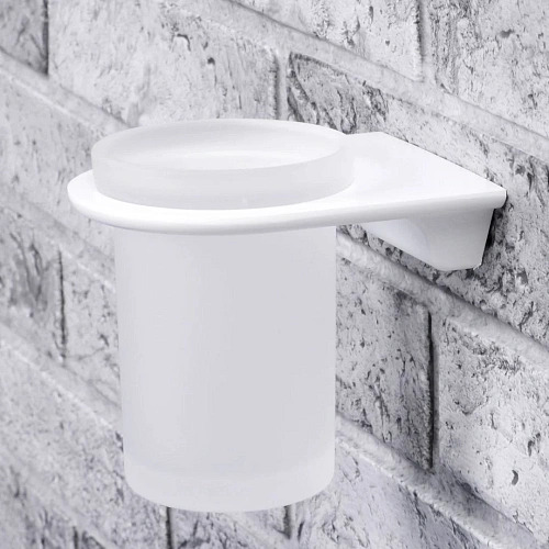 Стакан WasserKRAFT Kammel K-8328WHITE белый Стакан WasserKRAFT Kammel K-8328WHITE белый