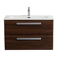 Тумба под раковину CEZARES ECO-CER-N-800-2C-SO-NCS-P орех шоколад софт 800x457 подвесная Тумба под раковину CEZARES ECO-CER-N-800-2C-SO-NCS-P орех шоколад софт 800x457 подвесная
