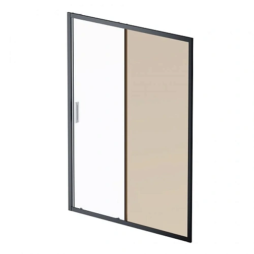 Душевая дверь AM.PM Gem W90G-150-1-195BBr 150х195, стекло бронзовое, профиль черный матовый Душевая дверь AM.PM Gem W90G-150-1-195BBr 150х195, стекло бронзовое, профиль черный матовый