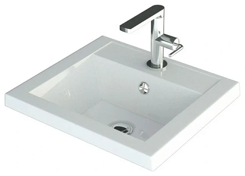 Раковина ART&MAX AM-LAV-400-MR-A из искусственного мрамора Раковина ART&MAX AM-LAV-400-MR-A из искусственного мрамора