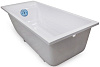 Ванна из искусственного камня Marmo Bagno Алесса NEW 150х70 + слив-перелив (в подарок) MB-ALN150-70+S