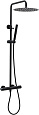 Детальная картинка товара «душевая система allen brau liberty 5.33007-31 черный матовый»