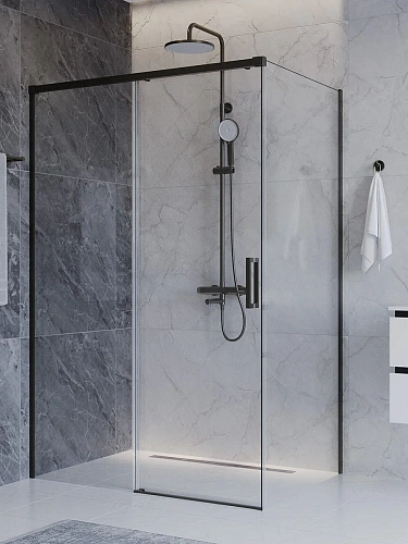 Душевой уголок CEZARES PLANE-AH-1-130/100-C-GM 130x100 см Душевой уголок CEZARES PLANE-AH-1-130/100-C-GM 130x100 см