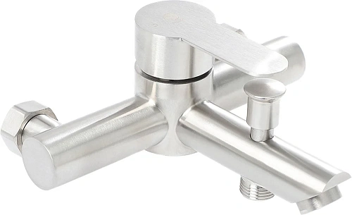 Смеситель для ванны STWORKI Тронхейм TR-08ni никель 569250 Смеситель для ванны STWORKI Тронхейм TR-08ni никель 569250