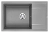 Кухонная мойка Granula 7805, АЛЮМИНИУМ, кварц 780х500