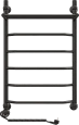 Полотенцесушитель электрический EWRIKA Сафо FТ 80х50 L, черный матовый 537267 Полотенцесушитель электрический EWRIKA Сафо FТ 80х50 L, черный матовый 537267