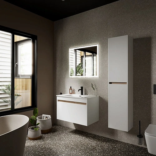 Тумба под раковину Sancos Smart SM80W белый Тумба под раковину Sancos Smart SM80W белый