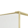 Душевая перегородка Vincea Walk-In VSW-7HS100GWG 1000x2000 брашированное золото, стекло с золотыми нитями Душевая перегородка Vincea Walk-In VSW-7HS100GWG 1000x2000 брашированное золото, стекло с золотыми нитями