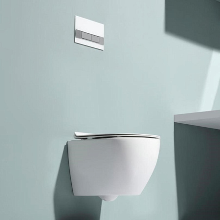 Унитаз подвесной Teso azaro Secretum TAU001 безободковый, цвет белый, сиденье soft-close ультратонк Унитаз подвесной Teso azaro Secretum TAU001 безободковый, цвет белый, сиденье soft-close ультратонк