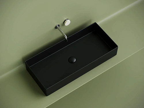 Раковина Ceramica Nova ELEMENT CN6072MB черный матовый накладная Раковина Ceramica Nova ELEMENT CN6072MB черный матовый накладная