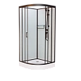 Душевая кабина Frank F400 М Black 100x100 20045 закаленное матовое стекло Душевая кабина Frank F400 М Black 100x100 20045 закаленное матовое стекло