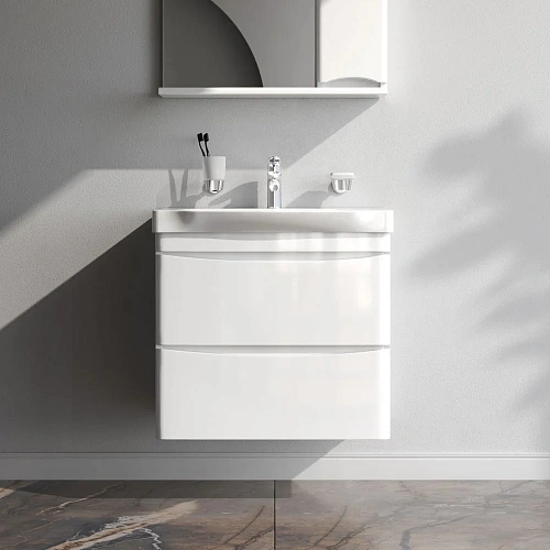 Тумба под раковину AM.PM Like M80FHX0652WG подвесная, 65 см, белый Тумба под раковину AM.PM Like M80FHX0652WG подвесная, 65 см, белый