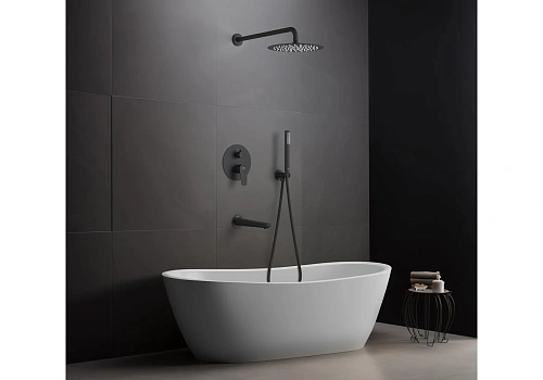 Душевая система Aquatek БЕТТА AQ1173MB Черный матовый Душевая система Aquatek БЕТТА AQ1173MB Черный матовый