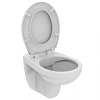 Картинка анонса товара «унитаз подвесной ideal standard eurovit rimless k881201 с сиденьем»