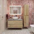 Тумба со столешницей и раковиной BelBagno KRAFT 80 kraft80rnn-kepmgl-1077-set подвесная KRAFT80RNN-KEPMGL-1077-SET Тумба со столешницей и раковиной BelBagno KRAFT 80 kraft80rnn-kepmgl-1077-set подвесная KRAFT80RNN-KEPMGL-1077-SET