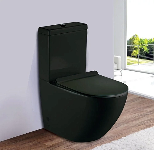 Унитаз напольный Esbano RIPOLL-С (ESUNRIPOCMB) Matt Black 620x385x845 с крышкой микролифт Унитаз напольный Esbano RIPOLL-С (ESUNRIPOCMB) Matt Black 620x385x845 с крышкой микролифт