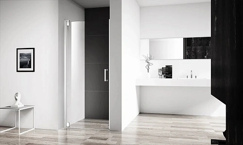 Душевая дверь BelBagno Marmi B1 MARMI-B-1-90-C-NERO черный профиль, прозрачное стекло Душевая дверь BelBagno Marmi B1 MARMI-B-1-90-C-NERO черный профиль, прозрачное стекло
