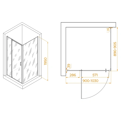 Душевой уголок RGW PA-078 (RGW PA-008 + Z-050-2) 900x900 мм 350807899-11 хром Easy Clean Душевой уголок RGW PA-078 (RGW PA-008 + Z-050-2) 900x900 мм 350807899-11 хром Easy Clean