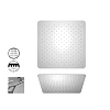 Верхний душ Paini 50CR759UPQ30E 300 мм, квадратный, ультратонкий