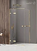 Душевой уголок NEW TRENDY AVEXA GOLD SHINE L 100x90x200 EXK-3176 золото