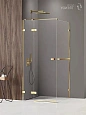 Душевой уголок NEW TRENDY AVEXA GOLD SHINE L 110x70x200 EXK-3180 золото Душевой уголок NEW TRENDY AVEXA GOLD SHINE L 110x70x200 EXK-3180 золото