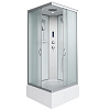 Картинка анонса товара «душевая кабина niagara classic ng-1108-14p (900х900х2150) средний поддон (26см) стекло матовое с полкой 11081424p»