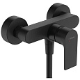 Детальная картинка товара «смеситель для душа hansgrohe rebris e, внешнего монтажа 72650670, матовый черный»