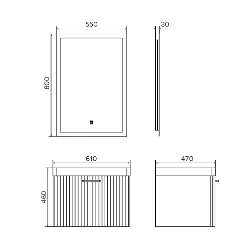 Тумба с раковиной Comforty Ангара-60П 00-00017871 белый матовый раковина Comforty 4460 Тумба с раковиной Comforty Ангара-60П 00-00017871 белый матовый раковина Comforty 4460