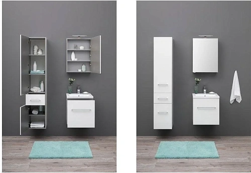 Шкаф-пенал Aquanet Порто 35 L белый 00201374 Шкаф-пенал Aquanet Порто 35 L белый 00201374