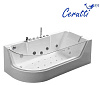 Картинка анонса товара «акриловая ванна ceruttispa c-403a r 1700x800x580 гидромассажная»