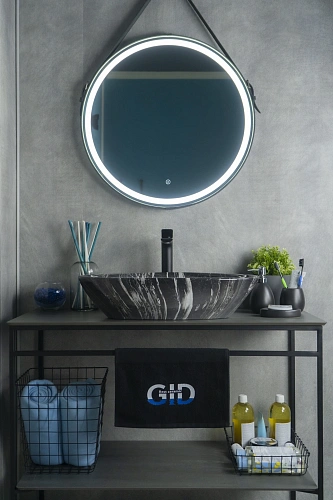 Раковина Gid Mnc206 54427 накладная под камень глянцевая 59x39x13 Раковина Gid Mnc206 54427 накладная под камень глянцевая 59x39x13