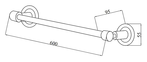 Полотенцедержатель Boheme Murano Cristal 10902-CRST-СH хром Полотенцедержатель Boheme Murano Cristal 10902-CRST-СH хром