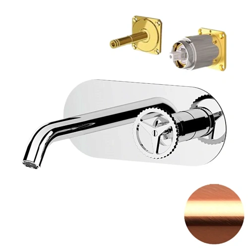 Смеситель для раковины Remer Chrono CH15LKBRP, медь брашированная Смеситель для раковины Remer Chrono CH15LKBRP, медь брашированная