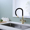Смеситель для кухни Paulmark Salix золото Sa213419-G Смеситель для кухни Paulmark Salix золото Sa213419-G