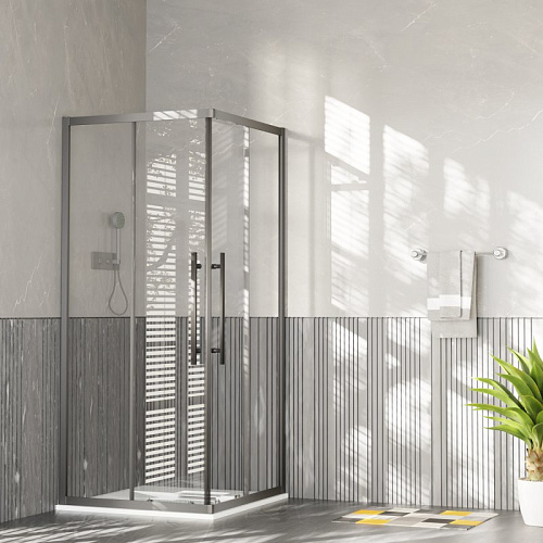 Душевой уголок Esbano FLEX (ESOGF100KVGM) ESF-100KV-GM 100x100x195 Душевой уголок Esbano FLEX (ESOGF100KVGM) ESF-100KV-GM 100x100x195