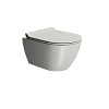 Картинка анонса товара «унитаз подвесной gsi pura безободковый swirlflush серый матовый (881617) без сиденья»