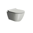 Унитаз подвесной GSI PURA безободковый Swirlflush серый матовый (881617) без сиденья Унитаз подвесной GSI PURA безободковый Swirlflush серый матовый (881617) без сиденья