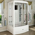 Душевая кабина Radomir Диана 108х139 1-05-1-0-0-0650 высокий поддон с каркасом, слив-перелив, стекло прозрачное, функция Пар, FM-приемник, освещение, вентиляция, профиль белый Душевая кабина Radomir Диана 108х139 1-05-1-0-0-0650 высокий поддон с каркасом, слив-перелив, стекло прозрачное, функция Пар, FM-приемник, освещение, вентиляция, профиль белый