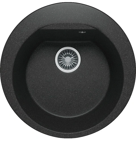 Кухонная мойка Polygran ATOL-520 №16 Черн 627444 Кухонная мойка Polygran ATOL-520 №16 Черн 627444