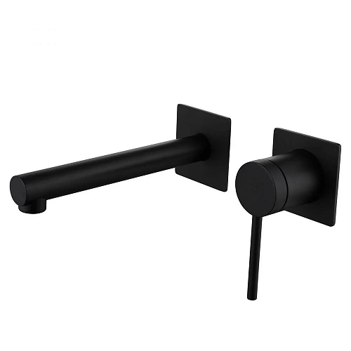 Смеситель для раковины ABBER Emotion AF8812B скрытого монтажа, черный матовый Смеситель для раковины ABBER Emotion AF8812B скрытого монтажа, черный матовый