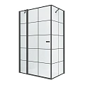 Душевой уголок NEW TRENDY NEW SOLEO BLACK L 90x90x195 K-0579 (черный) Душевой уголок NEW TRENDY NEW SOLEO BLACK L 90x90x195 K-0579 (черный)