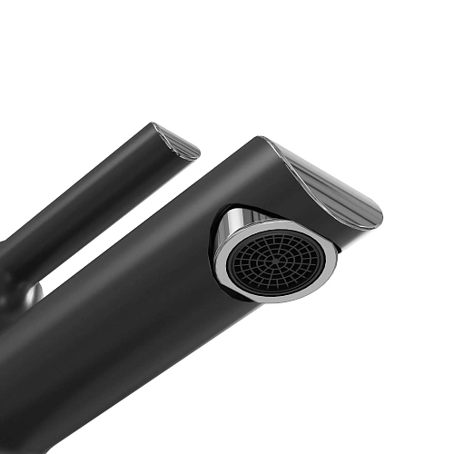 Смеситель для раковины GROSSMAN Alba 510.K35.06.100/210 хром с черным Смеситель для раковины GROSSMAN Alba 510.K35.06.100/210 хром с черным