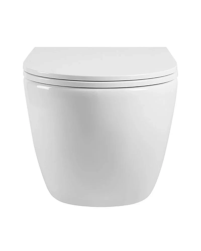 Унитаз подвесной Agger AT03100 безободковый, сиденье с микролифтом Унитаз подвесной Agger AT03100 безободковый, сиденье с микролифтом