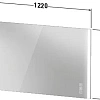 Зеркало Duravit XVIU XV70440B1B1 с подсветкой 122 см Шампань матовый Зеркало Duravit XVIU XV70440B1B1 с подсветкой 122 см Шампань матовый