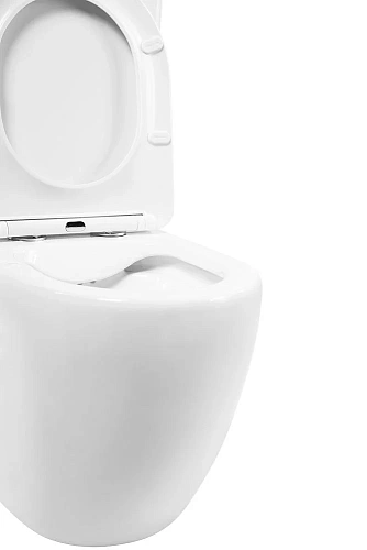 Унитаз напольный BelBagno AMANDA BB051CPR/BB051SC безободковый с сиденьем Унитаз напольный BelBagno AMANDA BB051CPR/BB051SC безободковый с сиденьем