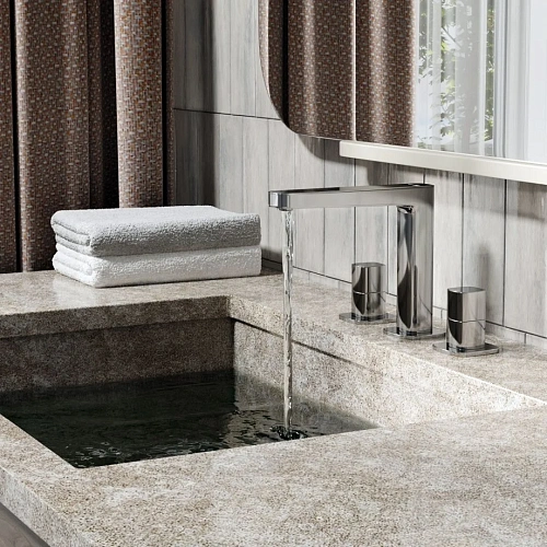 Смеситель для раковины WasserKRAFT Naab 8635 встраиваемый хром Смеситель для раковины WasserKRAFT Naab 8635 встраиваемый хром