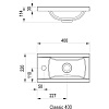 Раковина Ravak Classic 400 40x22 XJD01140000 Раковина Ravak Classic 400 40x22 XJD01140000
