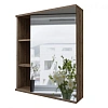 Зеркальный шкаф GROSSMAN ФОРТА-70 см универсальный темный дуб 70x70 2070022