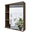 Зеркальный шкаф GROSSMAN ФОРТА-60 см универсальный темный дуб 60x70 2060032 Зеркальный шкаф GROSSMAN ФОРТА-60 см универсальный темный дуб 60x70 2060032